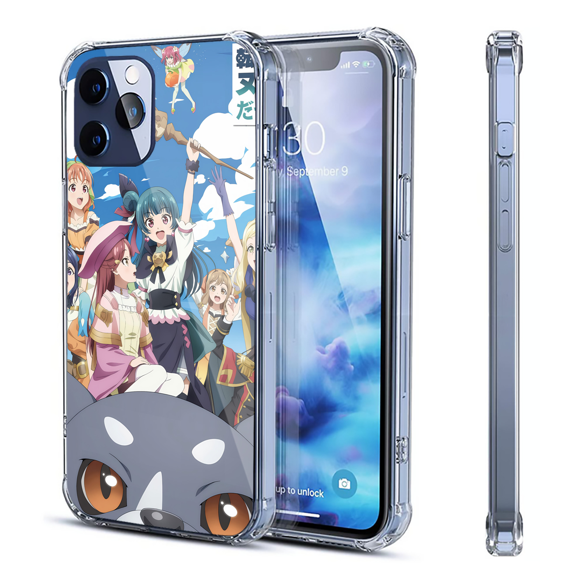（画像用） 転スラ Regarding Reincarnated to Slime 【iPhone 12シリーズ対応】透明スマホケース（クリアソフトケース）